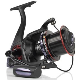 HPLIFE Surf Spinning Reel, 8000/10000/12000 Saltwater Offshore Fishing Reel Long Casting 12+1 Stainless BB Ultra Smooth, 4.7:1 High Speed Gear Ratio, 70LBS Max Drag Power Sea Fishing (HP-KC-BK, 8000)
