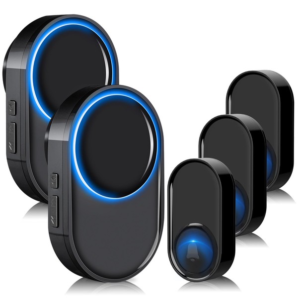 Wireless Door Bell for Home - 3 Push Buttons 2