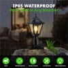 TPSHPTS Solar Post Lights, Outdoor Solar Lamp Post Light with
