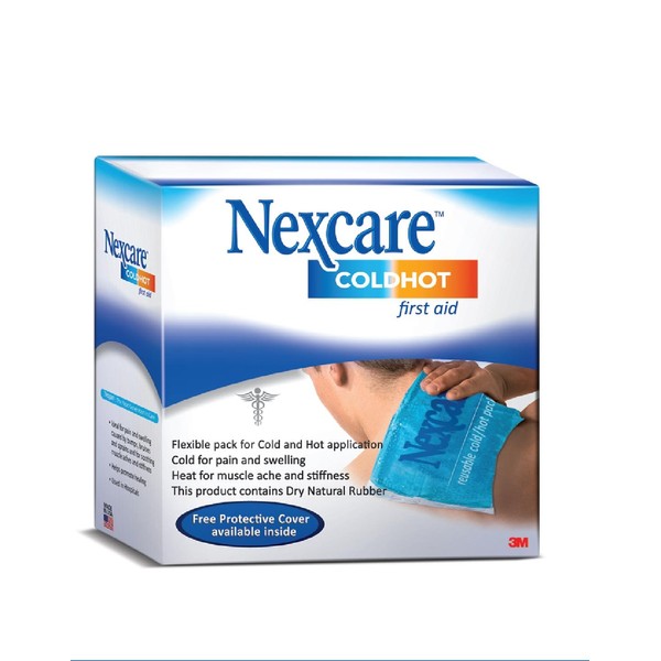 Nexcare Reusable Hot & Cold Flexible Gel Pack w/ Cover - 4" x 10"