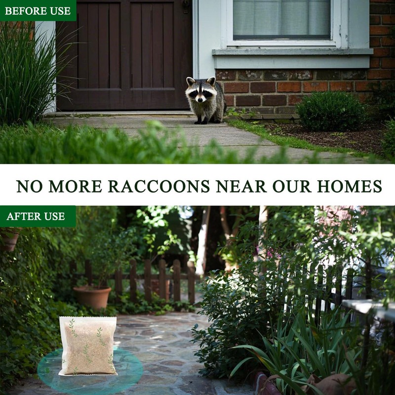 Natural Raccoon Repellent Granules | Eco-Friendly, Non-Toxic & Long-Lasting Protection