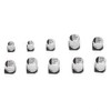 200 Pieces 10-50V Electrolytic Capacitor, SMD Electrolytic Capacitors Set 1uF