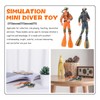 jojofuny 2Pcs Desktop Diver Ornaments - Scuba Diver Toy, Scuba