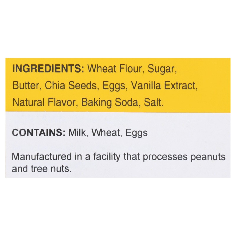 AUDREYS CHIA Chia Lemon Cookies, 4 OZ