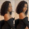 XIROM UN Short Black Wavy Wig for Women 14 Inch