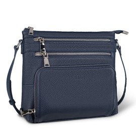 befen Small Crossbody Bag for Women Navy Blue Shoulder Bag for Ladies Small RFID Crossbody Phone Bag for Women Daily Use