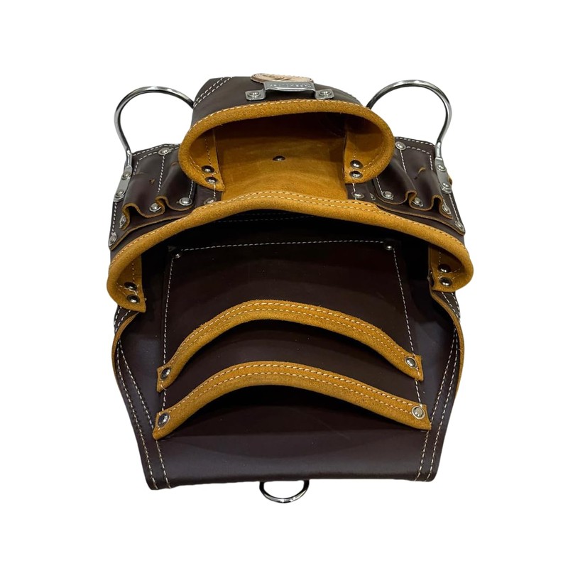 Zeluga 20-164 10 Pocket Rigger Heavy Duty Leather Tool Bag,