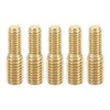 PATIKIL 5pcs M4x0.7 to M5x0.8 Stud Screw Bolt with Both