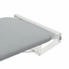 RustyVioum Wall-Mounted Ironing Board with 160 ° Swivel Function, 39"x12"