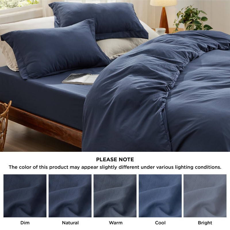 Bedsure Bedsure Duvet Cover King Size with Fitted Sheet -