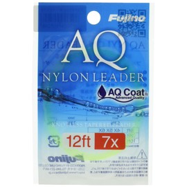 Fujino Line AQ NYLON LEADER 12ft Fluorescent Yellow F-14 7X