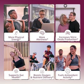 VINIA Piceid Resveratrol Capsules. Increases Blood Flow & Nitric Oxid Production. Healthy Blood Pressure & Heart Health Support* | Red Grape Polypheno