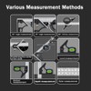 HYSHLC Combination Square 300 mm Set Carpenter's Angle Adjustable Protractor