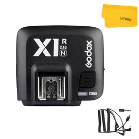 Godox X1R-N Wireless Flash Trigger Receiver for Nikon DSLR Camera, 2.4G Wireless X System High Speed Sync 1/8000s, Wireless Remote Trigger Transmitter Compatible for X1N XPro-N XProII-N Trigger