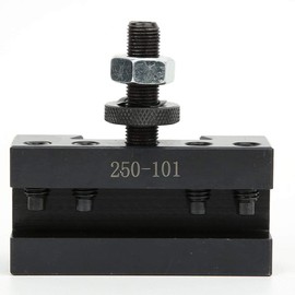 Lathe Tool Holder,250-101 CNC Lathe Tool Post Holder,CNC Turning Tools Lathe Parts,for Install on an Engine,Table or Turret Lathe(250-101)