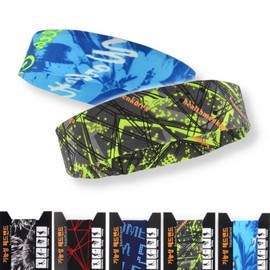 Korean-Made Sports Headband & Sweatband for Running, Hiking, and Workouts Headband Navy 2ea