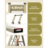 5 Step Ladders for Home, 300lbs Load, 46'' Top Step,