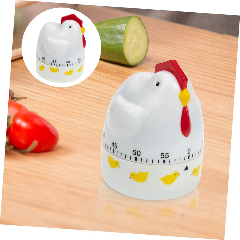 MAGICLULU Creative Chicken Mechanical Timer Cartoon Kitchen Timer for Cooking