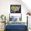 Map of USA for Kids (18x24) Laminated 50 States and