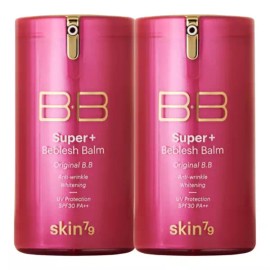 Skin79 스킨79 슈퍼 플러스 비블레쉬 밤 핑크 비비 SPF30+ 2개 Skin79 Super Plus Beblesh Balm Pink BB SPF30+ 2 pieces