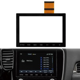 8” Touch Screen Replacement Compatible for Mitsubishi Outlander Mirage 2020-2022 - Navigation Radio 8740A103 8740A098 Touch Digitizer Glass Panel Repair Kits (Not Included LCD)