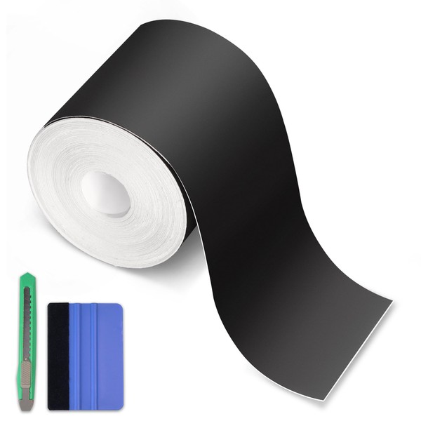 Arespark Arespark Matte Black Vinyl Wrap, Self-Adhesive Matte Vinyl Tape
