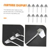SHINEOFI 10pcs Stainless Steel Outside Corner Trowel Ergonomic Wall Repair