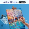 Falling in Art Paint Brushes Set, 12 PCS Nylon Professional
