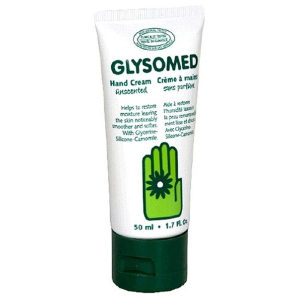 Glysomed Hand Cream, Unscented, 1.7-Ounce Tubes (Pack of 12)