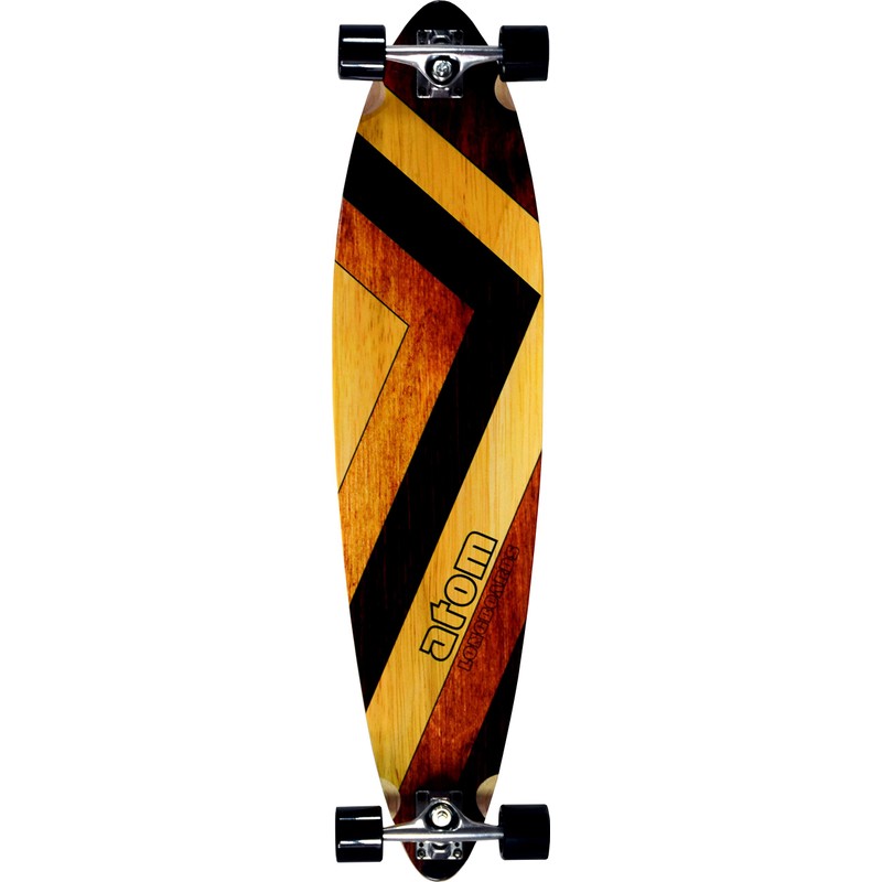 Atom Longboards Atom Pintail Longboard - 39", Woody