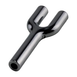 Double Snorter, Metal Tube, Double Tube, Length 68 mm