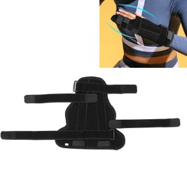 Longzhuo Férula Para Fijación De Dedos, Soporte para Férula de Dedo, Férula de Dedo en Gatillo con Muñequera Férula de fractura para Anillo Meñique Enderezamiento del Dedo(Negro)