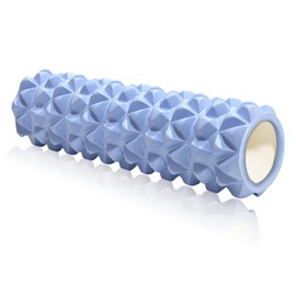 OAKENCREST Fascia Roller with 3D Texture Massage, Foam Roller Massage, Massage Roller, Fitness Roller, Sports Roller to Relieve Muscle Tension, for Back, Spine, Back, Legs, 30 x 8 cm (Blue)