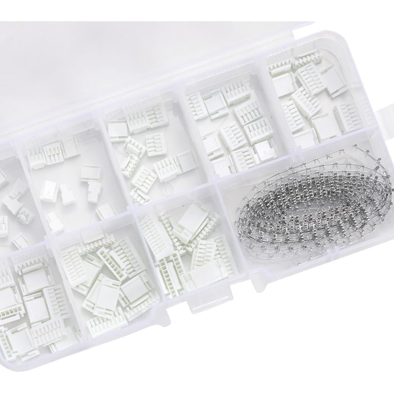 PENGLIN 580PCS GH 1.25mm Connector Kit 2/3/4/5/6/7/8/10 Pin Housing Connector
