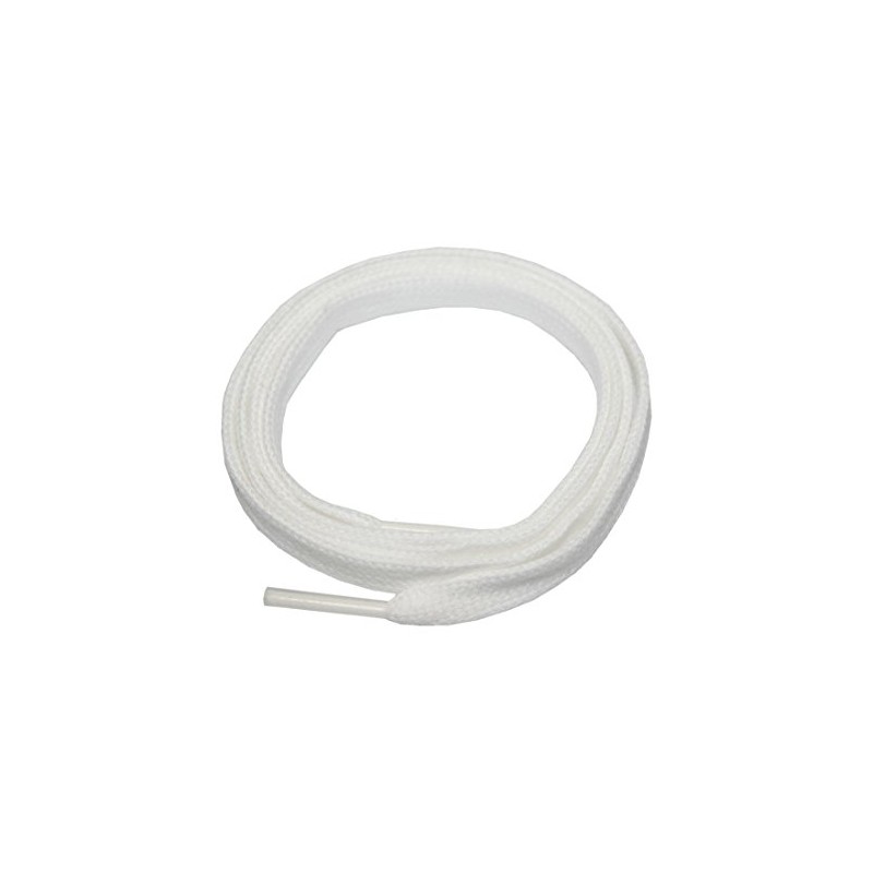 Boot Laces Shoelaces Cotton 120 cm 9 mm Flat White