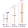 Craft County | Natural Wood Craft Sticks – Popsicle, Ice