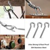 GZhaimai M6 Screw Hook 304 Stainless Steel Ring Screw Hook