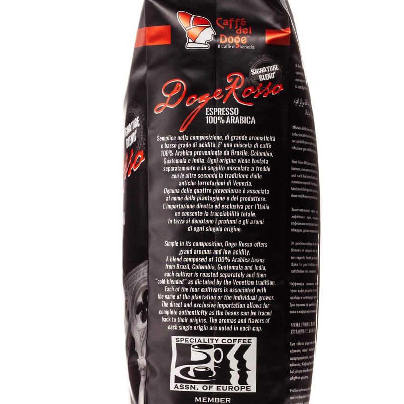 1kg Doge Rosso 100% Arabica Coffee Signature Medium Roast Italian