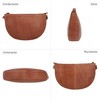 Gusti Louna Leather Shoulder Bag Vintage Women's Brown Leather, brown