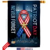 911 Never Forget House Flag Eagle Set Americana Patriot Day