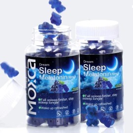 MOXCA Ultra Strength Sleep Gummy - 120 Count 10mg MelatoninL-Th