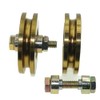 (R59-6-10) Pack of 2 Sliding gate wheels 59 mm Diameter