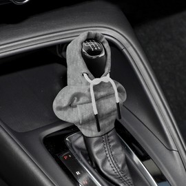 WINUERK Gear Shift Hoodie, Upgraded Universal Hoodie Car Gear Shift Cover, 6.7Inch Funny Shifter Hoodie, Car Interior Accessories Car Shifter Stick Protector Decoration for Most Car Gear Shift Levers