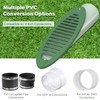 4 in. Green Angled Drainage Grate Yard Drain, Yard Drain