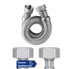 DVGW Reinforced Hose 3/4-1 Inch 30-150 cm, Flex Hose, DN25