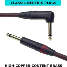 Evidence Audio The Forte Instrument Cable Right to Straight Plugs 10 feet (3 m)