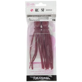 DAIWA Tylava Red Luress Tai Fang Octopus Maracas Bait Mega 6" Bloody Red Glitter Lure