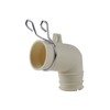 Kakudai 437-203 Elbow for Washing Machine Drain Trap, φ1.2 inches