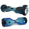 MightySkins Carbon Fiber Skin for Ultra Hoverboard - Blue Swirls