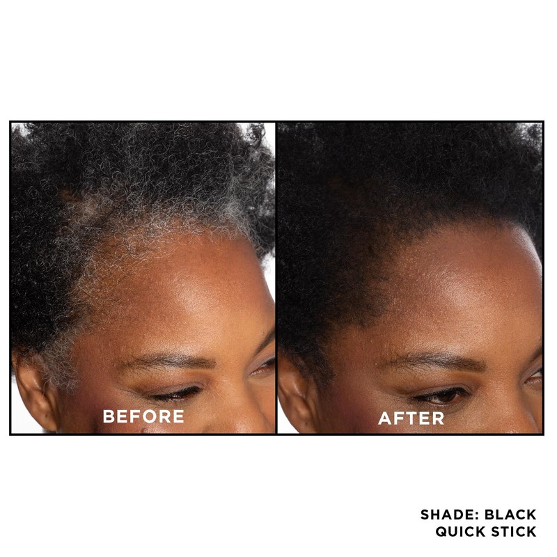 EVERPRO Gray Away Root Touchup Quick Stick, Black, 0.1 Oz